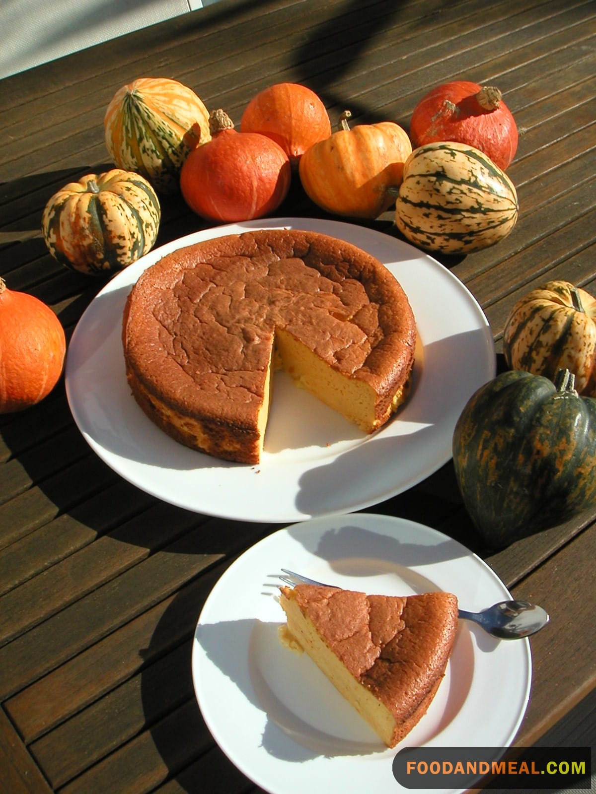 Pumpkin Ricotta Cake.