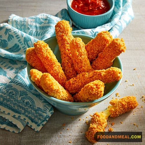 A Sneak Peek Into The Making: Coated Sticks Ready For Some Oven Magic.