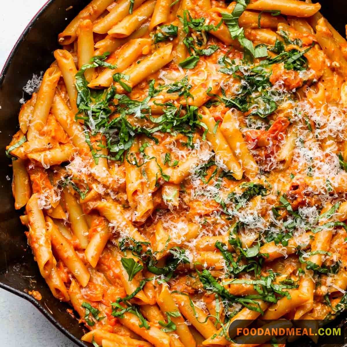 Tomato Cream Sauce Pasta