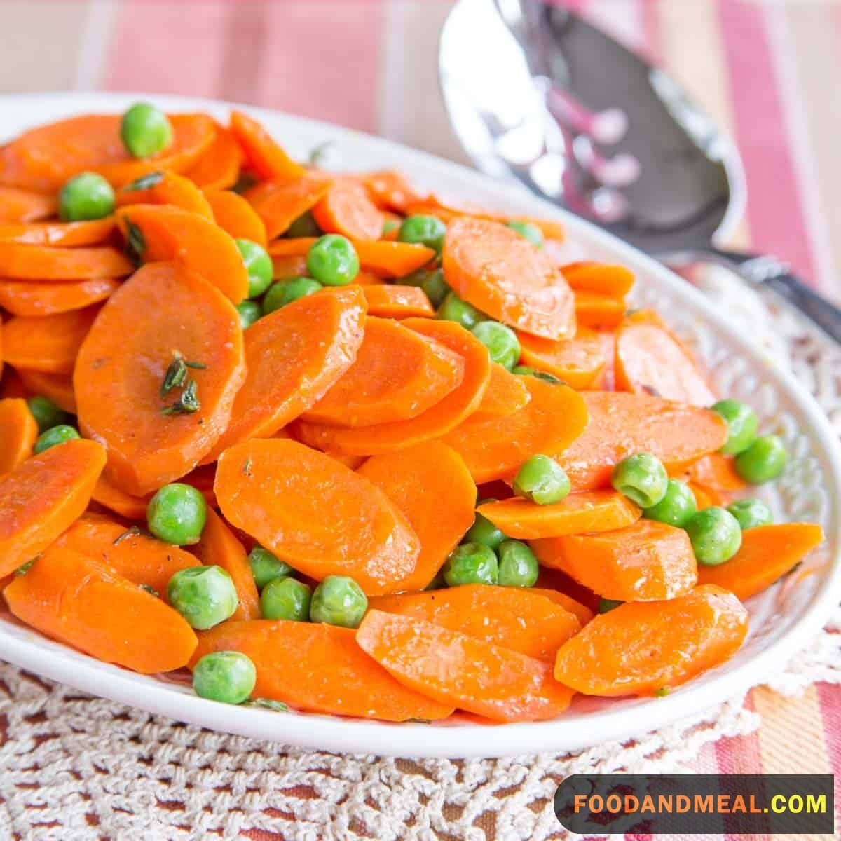 Browned Butter Peas And Carrots