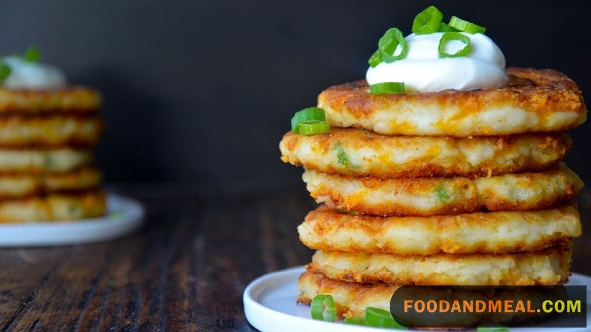  Cheesy Leftover Mashed Potato Pancakes