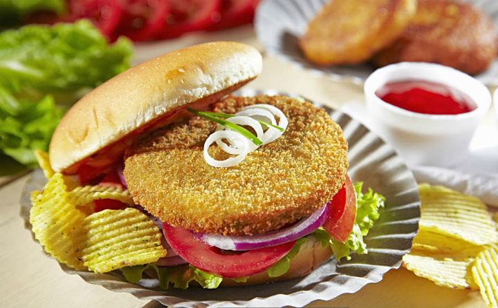 How to Make Homemade Potato Burger or Aloo Tikki Burger