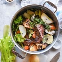 How to Make Homemade Beef Stock - Instant Pot 2 How to Make Homemade Rich Beef Stock