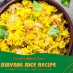 Biryani Rice Recipe
