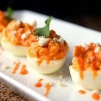 How To Make Buffalo Blue Cheese Deviled Eggs