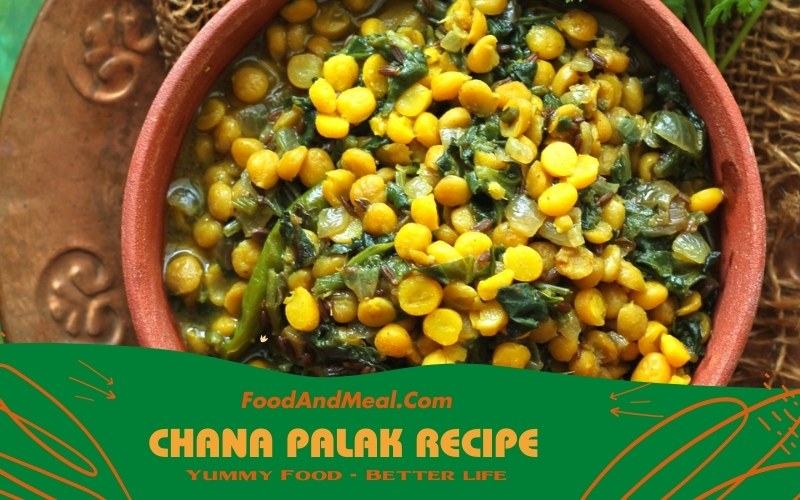 How To Cook Chana Palak Or Spinach Chickpeas Curry 2