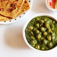 How To Cook Chana Palak Or Spinach Chickpeas Curry