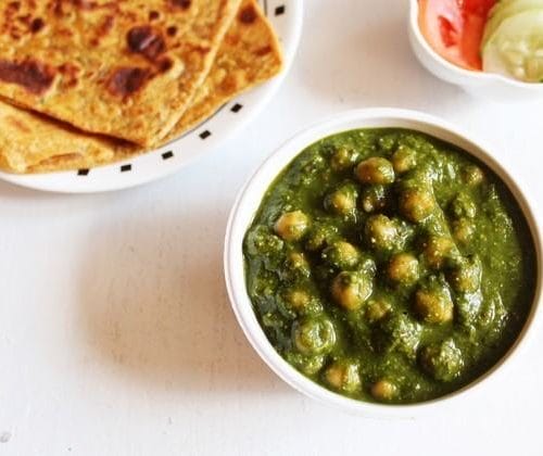 How To Cook Chana Palak Or Spinach Chickpeas Curry