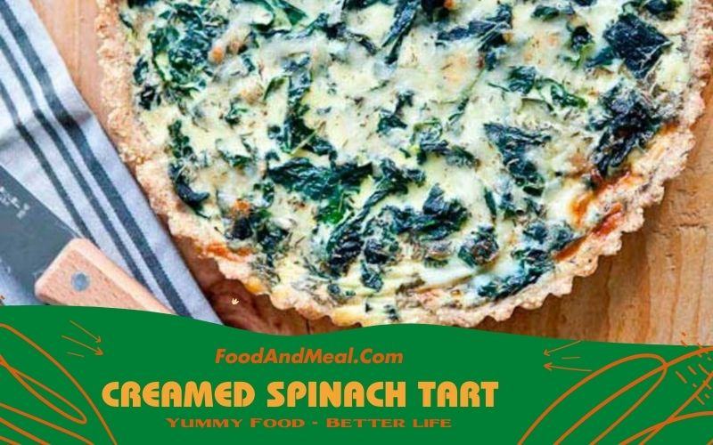 Creamed Spinach Tart 