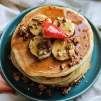 Banana Greek Yogurt Pancakes