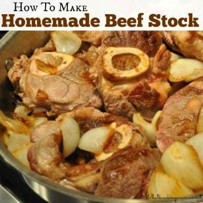 How To Make Homemade Rich Beef Stock