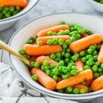 How to Make Browned Butter Peas and Carrots