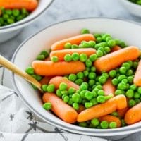 How To Make Browned Butter Peas And Carrots