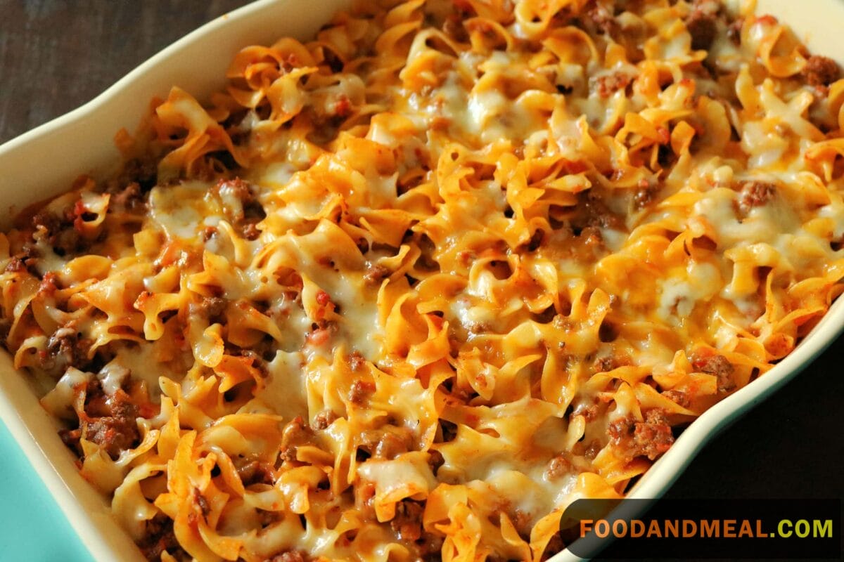 From our kitchen to yours: The journey of creating the Italian Noodle Casserole.