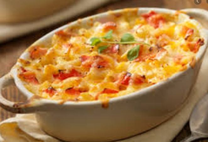 Cheesy and decadent lobster mac and cheese