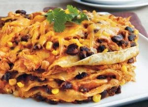 direction to make Stacked Enchiladas