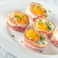 How to make Egg Muffin Cups โ Ham Asparagus Goat Cheese 2 How to make Egg Muffin Cups