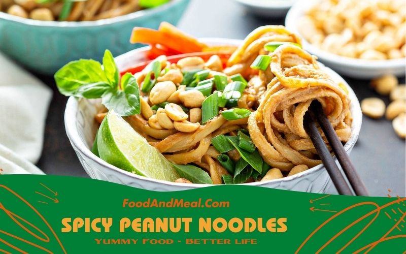 How To Make Spicy Peanut Noodles 8 Easy Steps 1 Spicy Peanut Noodles