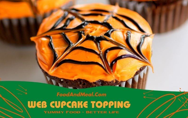 Spider Web Cupcake Topping
