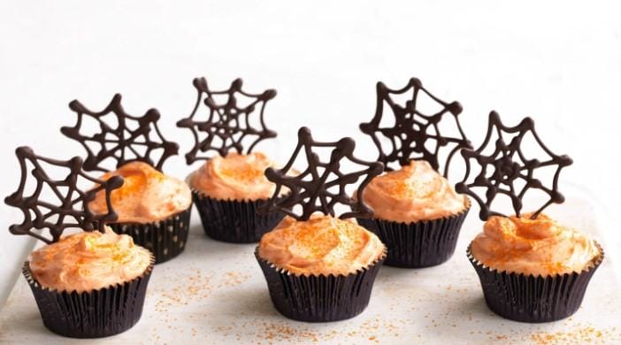 Spider Web Cupcake Topping recipe