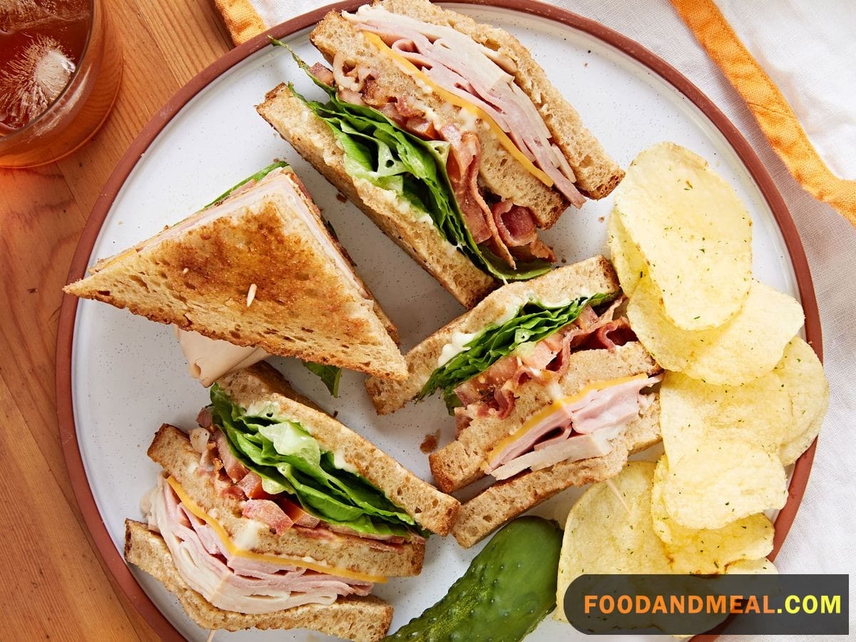 Pairing Our Turkey Sandwich With A Crunchy Side Salad.