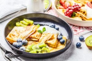 How to Make Blueberry Cream Cheese Crepes - 5 easy steps 3