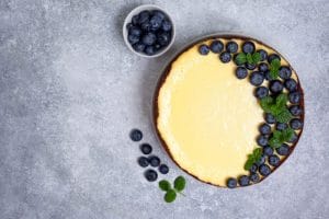 Cheesecake With Blueberries