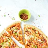 Simple Sweet And Spicy Tofu Pizza