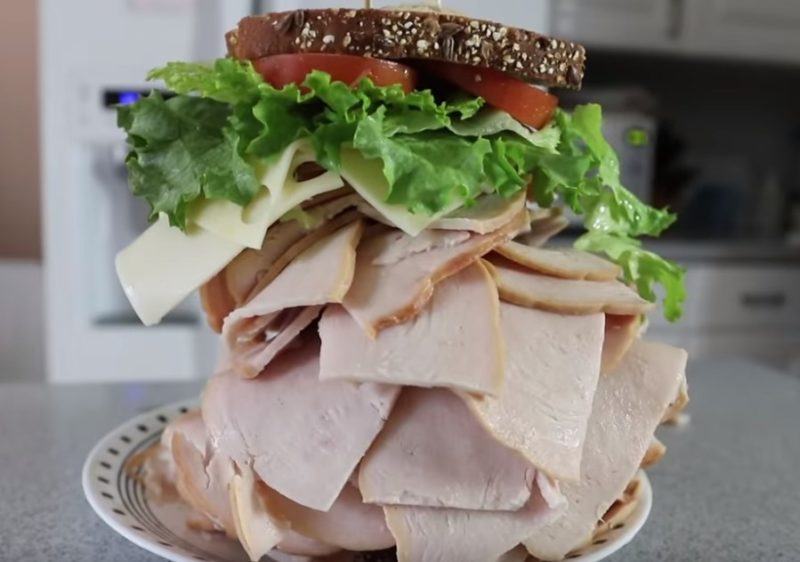 Turkey slices: The star of our sandwich show.