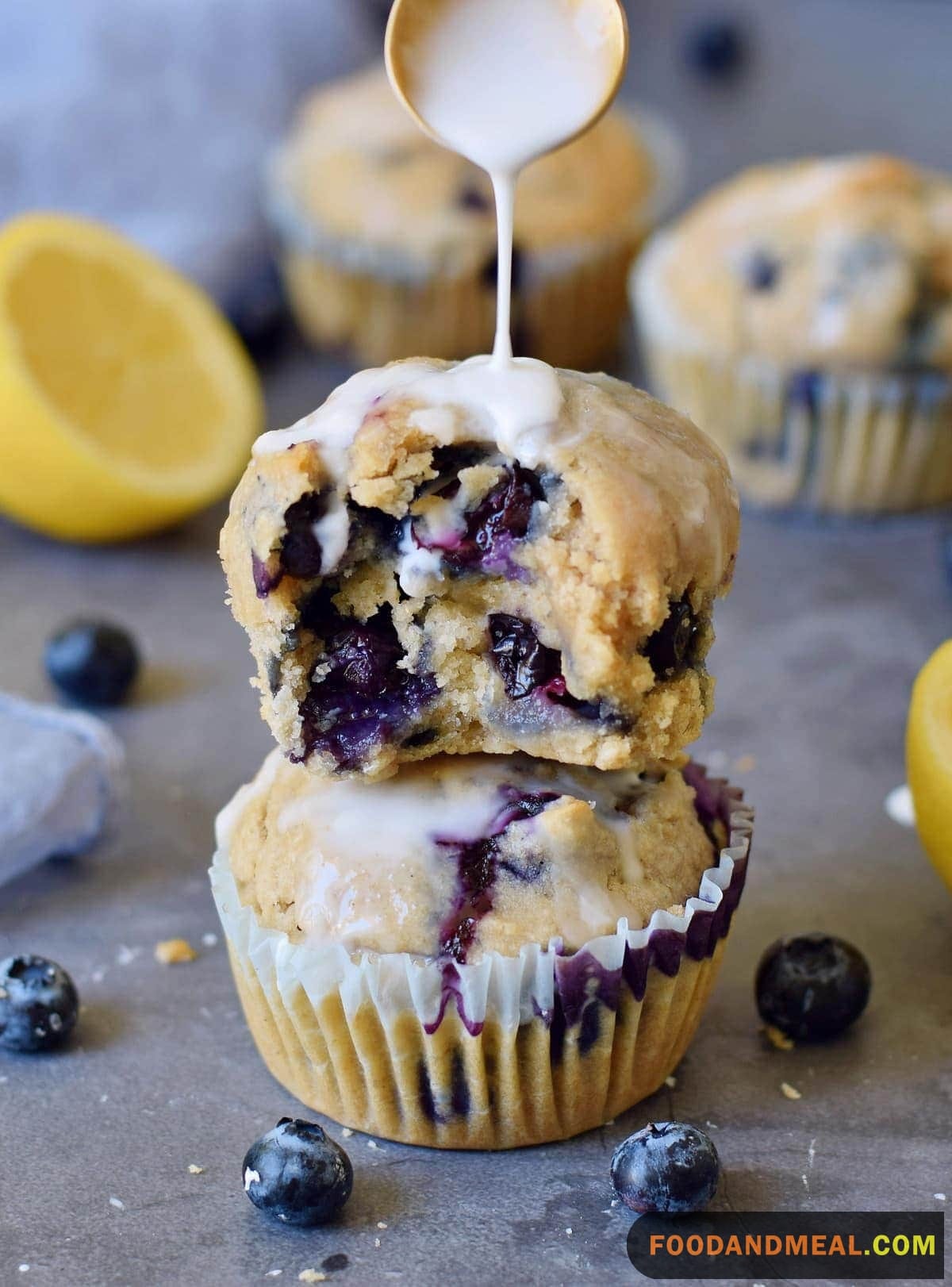 Vegan Blueberry Muffins