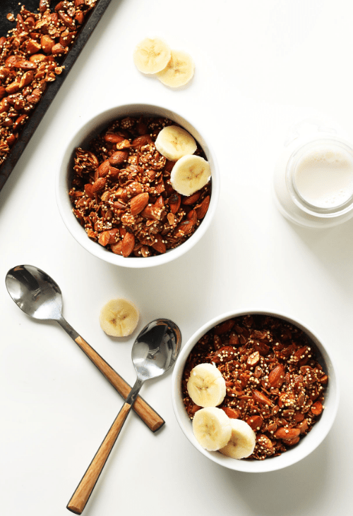 Almond Honey Quinoa Granola