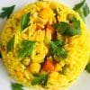 South Africa Veggie Yellow Rice