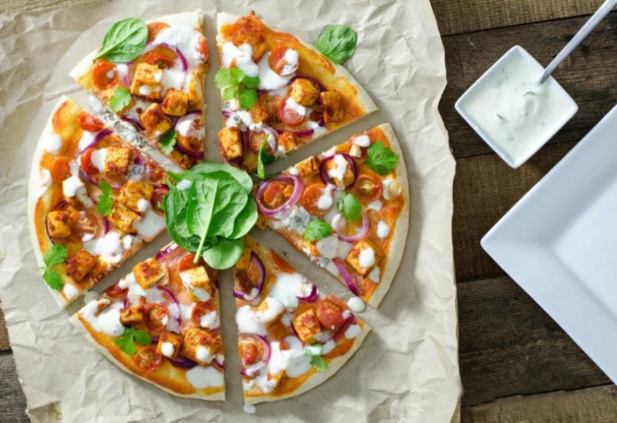 How to Make a simple Sweet and Spicy Tofu Pizza