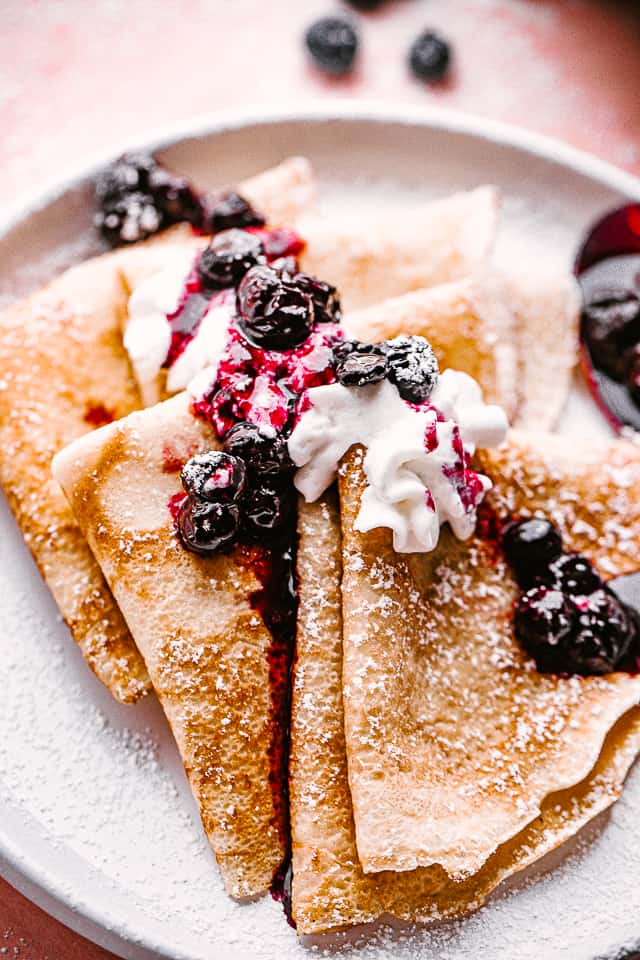 How to Make Blueberry Crepes – 6 easy Steps