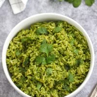 Riz Vert (Greens And Rice) - A Traditional Food Of Mexican