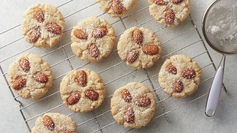 How To Bake Turkish Almond Cookie Or Bademli Kurabiyesi - 10 Easy Steps