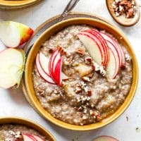 Steel Cut Oats Apple Crisp - Best 3 Breakfast Oatmeal Recipes 2 Apple Steel Cut Oats
