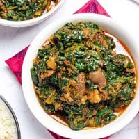Efo Riro - Nigerian Spinach stew