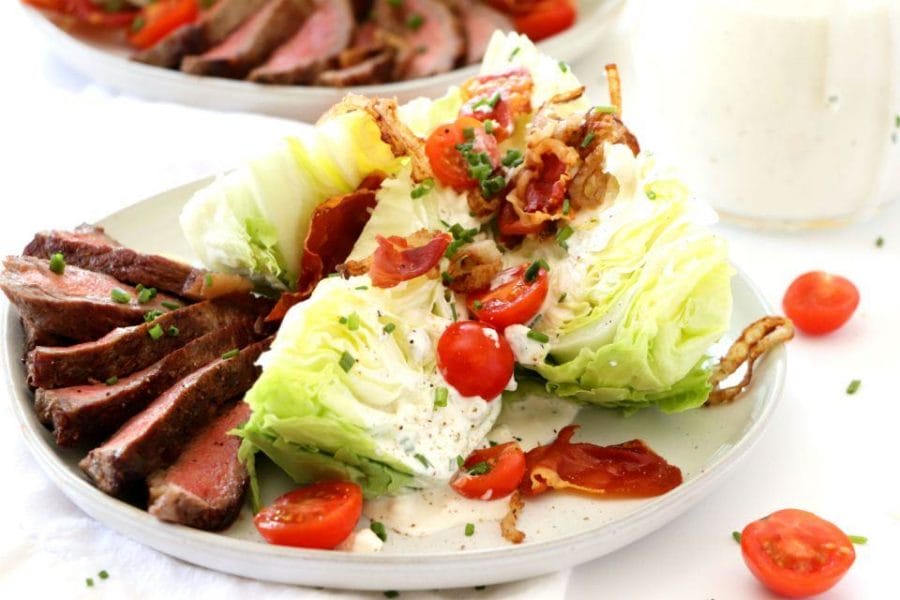 How to Make Steakhouse Salad with Fig Balsamic Dressing - 6 easy steps