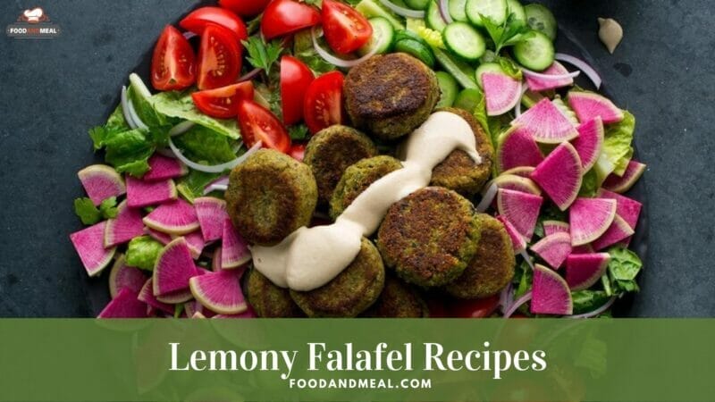 Easy to cook Lemony Falafel by Air Fryer - Low calories Recipes 1