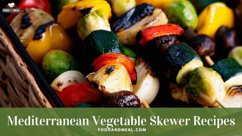 Easy-to-make Mediterranean Vegetable Skewers - 4 steps 1