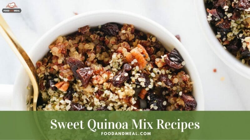 How to make easy Sweet Quinoa Mix - Air Fryer Recipes 1