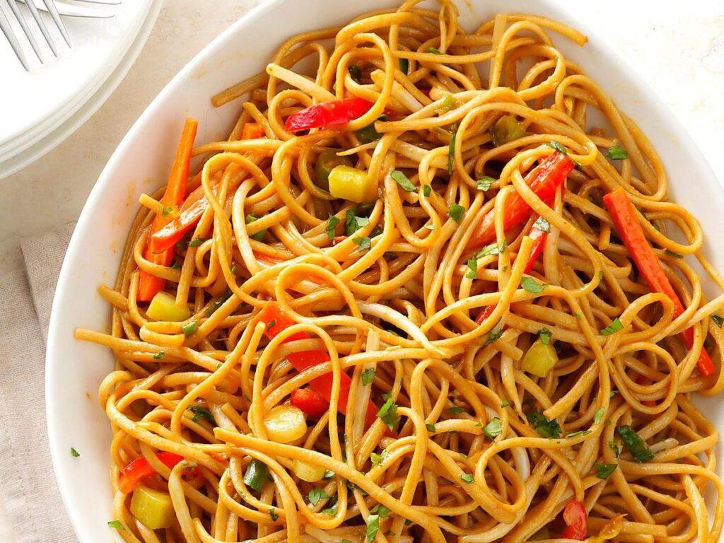 How To Make Spicy Peanut Noodles 8 Easy Steps Noodles Poised For Perfection: Prepping For Spicy Peanut Magic.