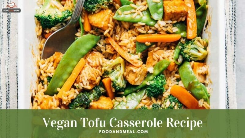 Easy-to-make Air Fryer Vegan Tofu Casserole Recipe 1