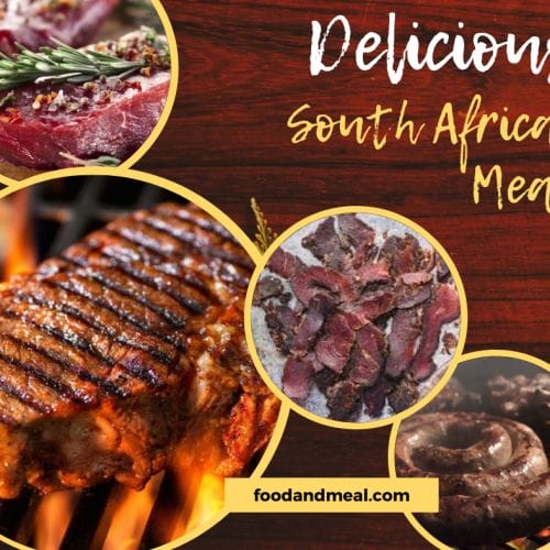 Delicious south african food