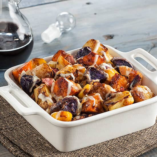 Homemade Balsamic Root Vegetables by Air Fryer