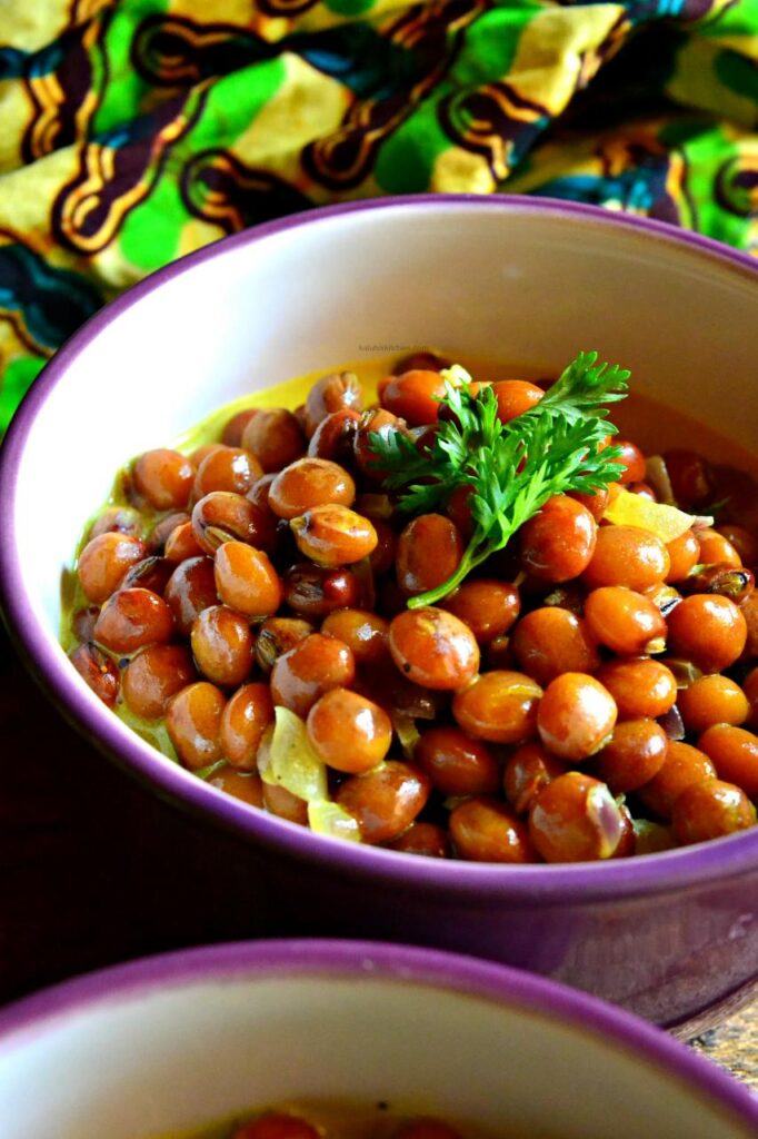 Kenya M'baazi - Pea Beans Nairobi Style easy Recipe