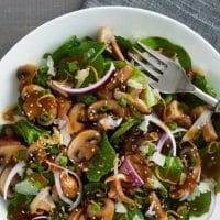 Quickest Method To Process Mushroom Parsley And Lime Salad 1