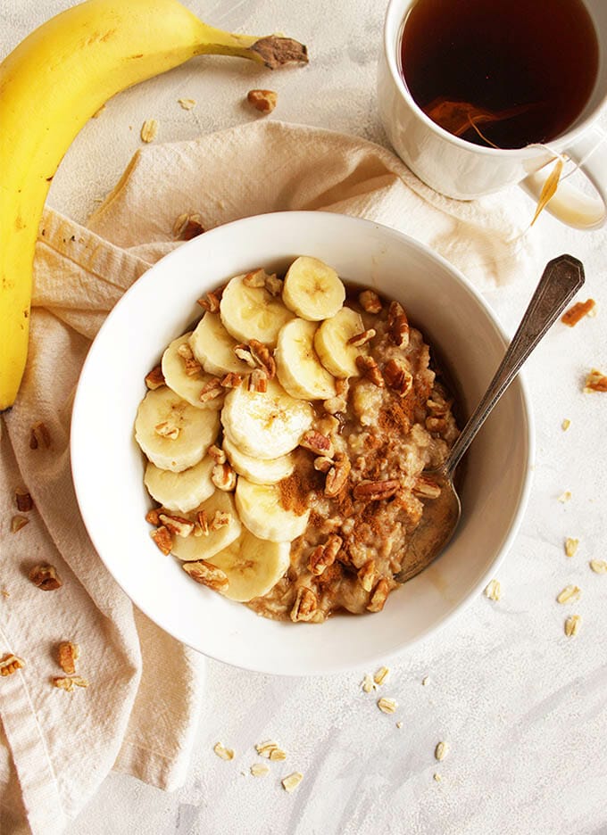 Banana And Walnuts Oats - Easy-to-make Breakfast Overnight Oatmeal