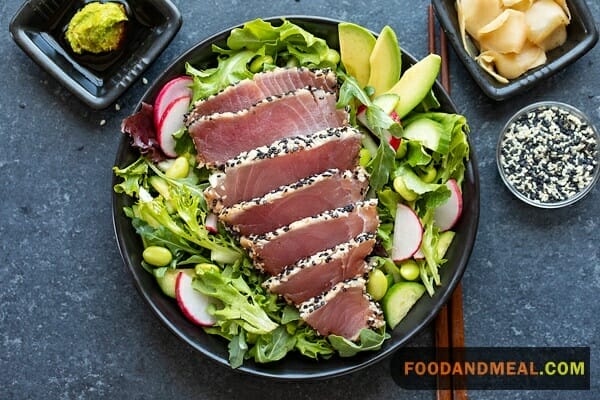 Grilled Sesame Skinned Tuna